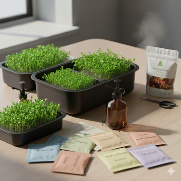 Fortune Grower Kit - Gourmet Microgreens Starter Set | Jute & Coco